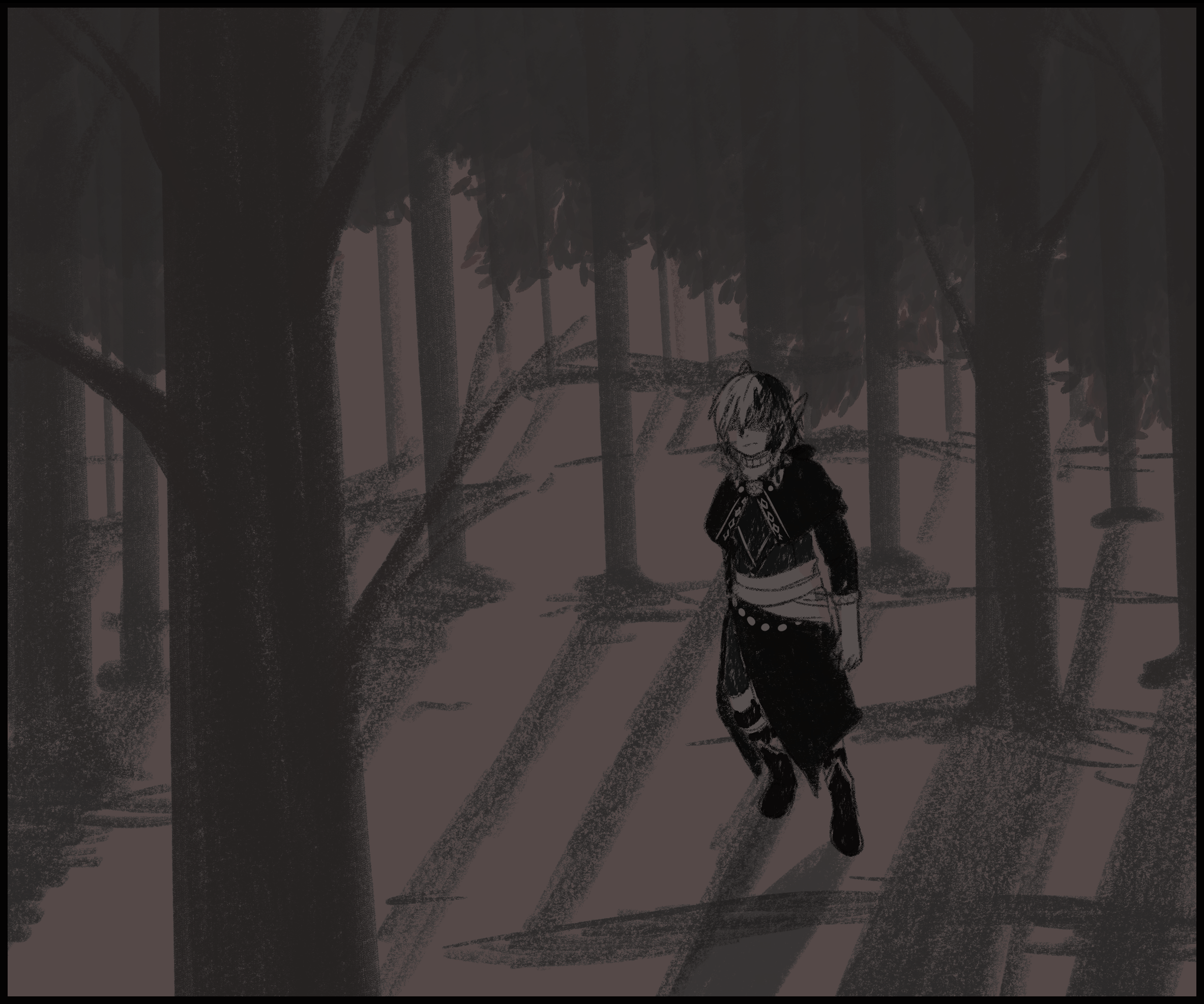 Nat inside dense forest